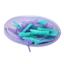 Widely Use Trade Assurance Purple Mini Plastic Clothespin/Clothes Pegs For Clothes